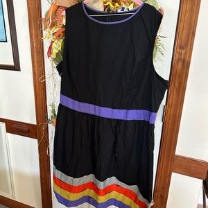 ASOS PLUS SIZE 22 DRESS WITH STRIPES.